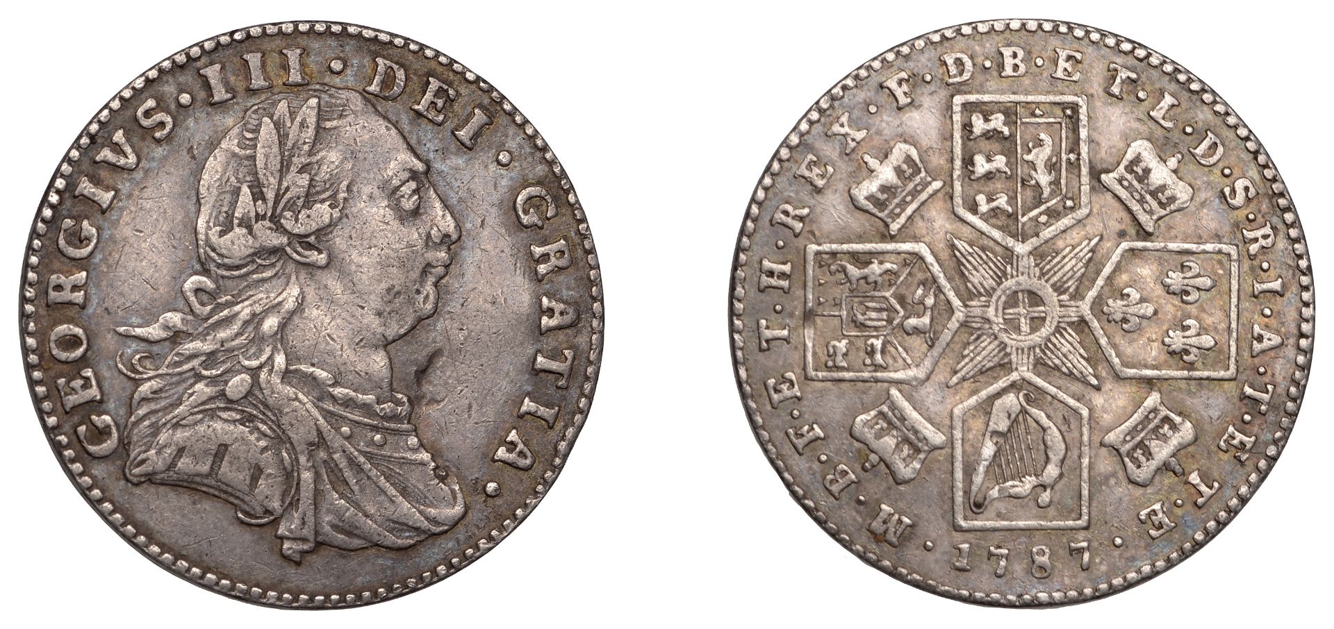 George III (1760-1820), Pre-1816 issues, Proof or Pattern Sixpence, 1787, by L. Pingo, with...