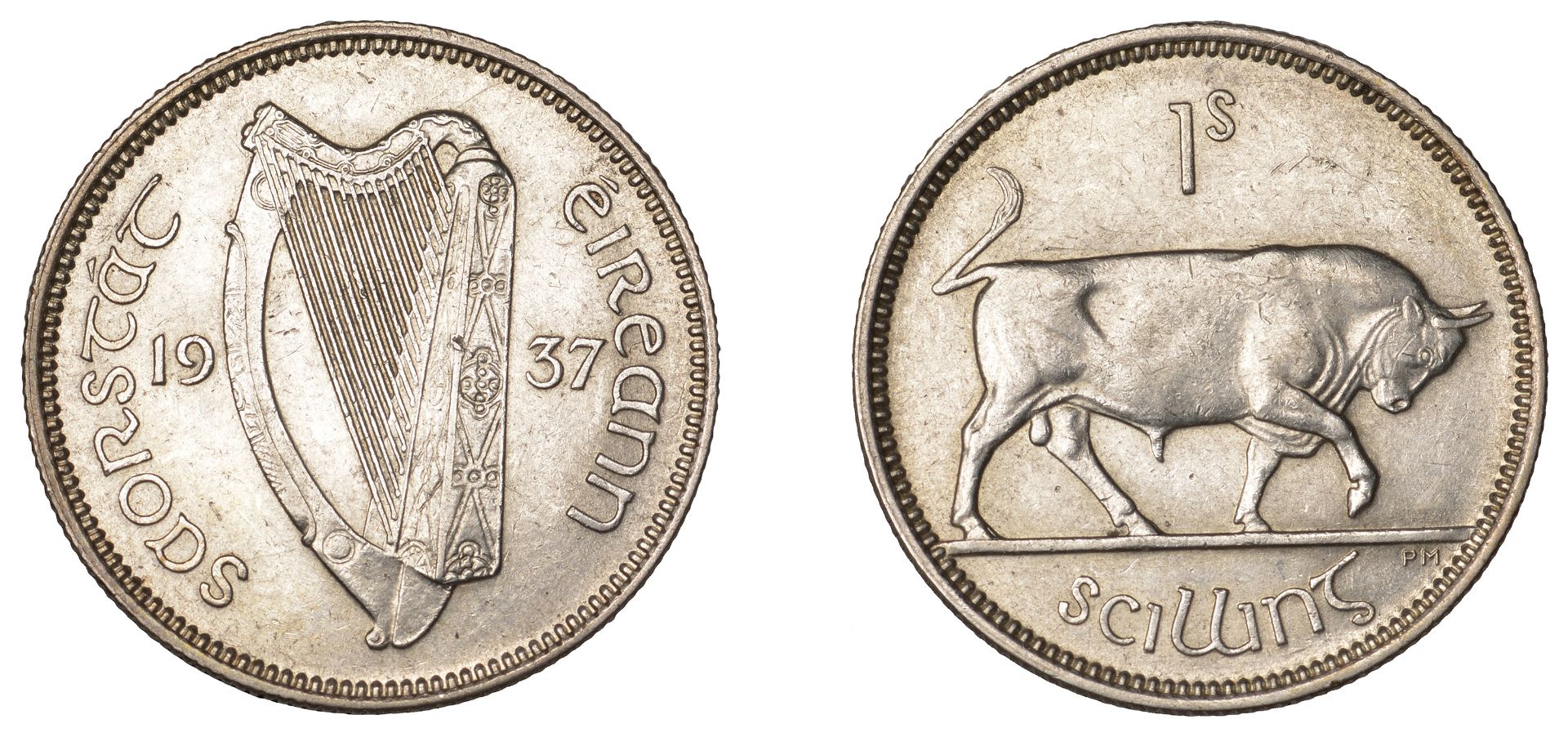 Free State (1921-1937), Shilling, 1937 (S 6627). Nearly extremely fine Â£120-Â£150