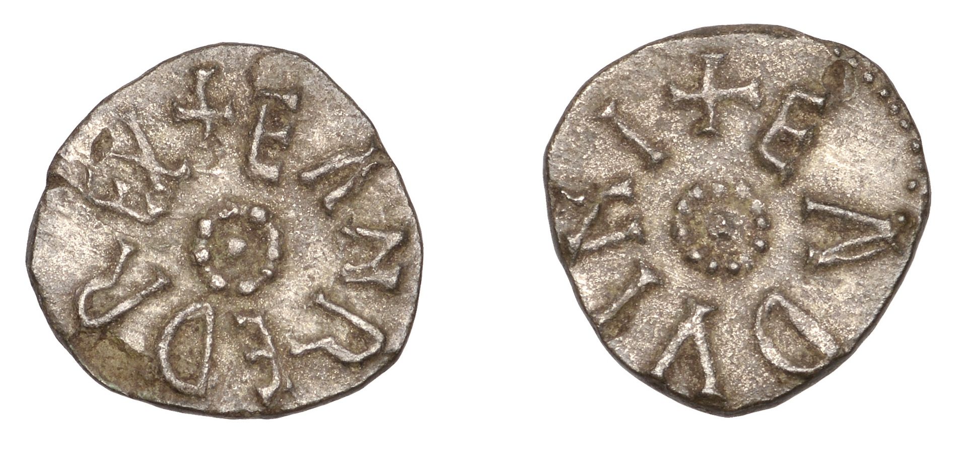 Kings of Northumbria, Eanred (810-41), base Sceatta or Penny, Phase I, Eadwine, earned [â€“] a...