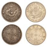 China, EMPIRE, Manchurian Provinces, 20 Cents (2), yr 1 [1909] and undated (L & M 498, 497;...