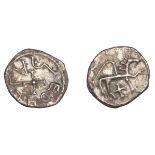 Kings of Northumbria, Alchred (765-74), Sceatta or Penny, aÎ³chged [part retrograde] around s...