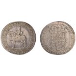 Charles I (1625-1649), Third coinage, Briot's issue, Sixty Shillings, mm. thistle and b, 29....