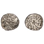 Kings of Northumbria, Eanred (810-41), base Sceatta or Penny, phase I, Wulfheard, eanred rex...