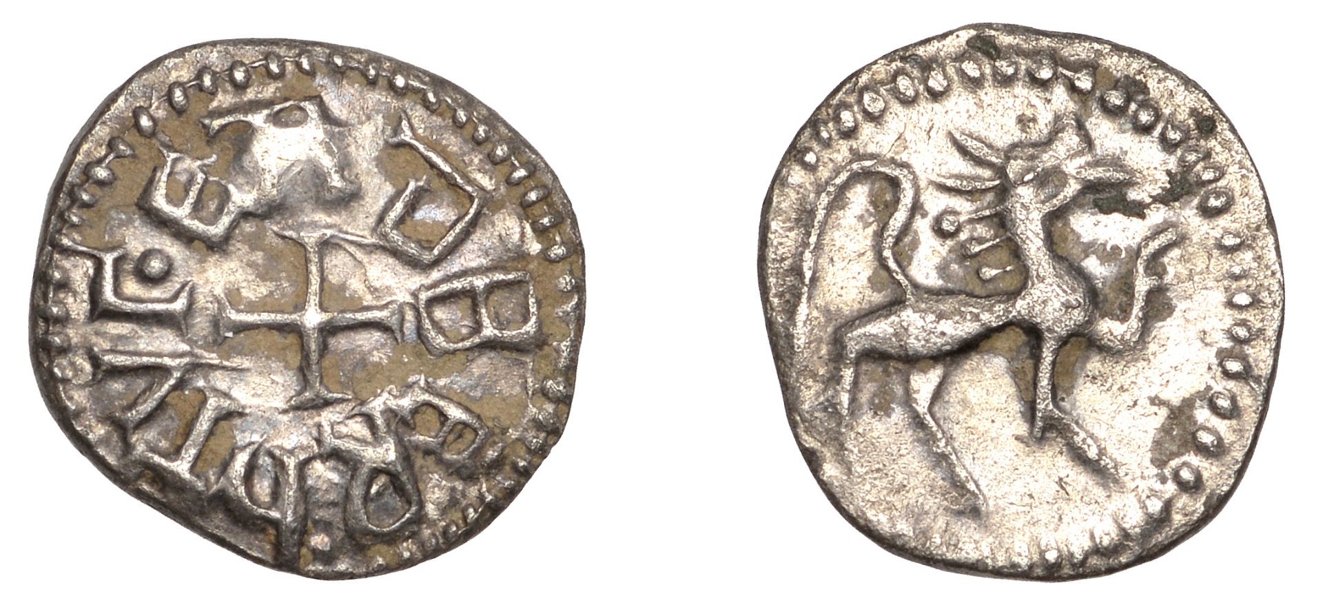 Kings of Northumbria, Eadberht (737-58), Sceatta or Penny, series Y [York], class A, eadberh...