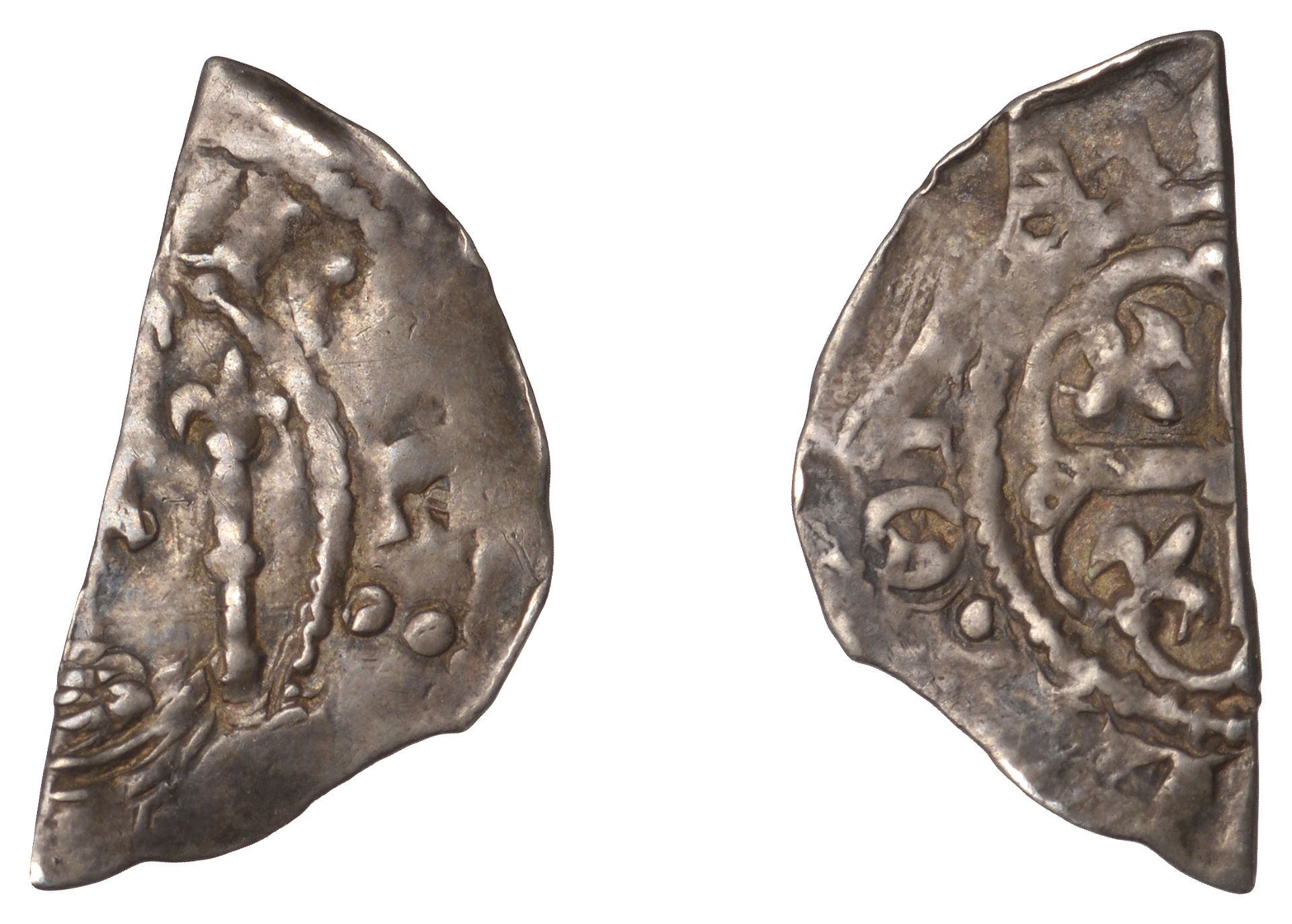 Stephen (1135-1154), Cut Halfpenny, Cross Moline type [BMC I], in the name of Pereric, Linco...