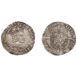 James V (1513-1542), Second coinage, Groat, type III, Edinburgh, trefoil stops, 2.72g/8h (St...