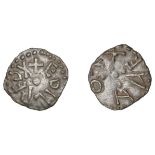 Kings of Northumbria, Ã†thelred II (First reign, 841-3/4), Styca, Ci(x) ,Monne, edilred x aro...