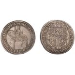 Charles I (1625-1649), Third coinage, Briot's issue, Thirty Shillings, mm. flower on obv., t...
