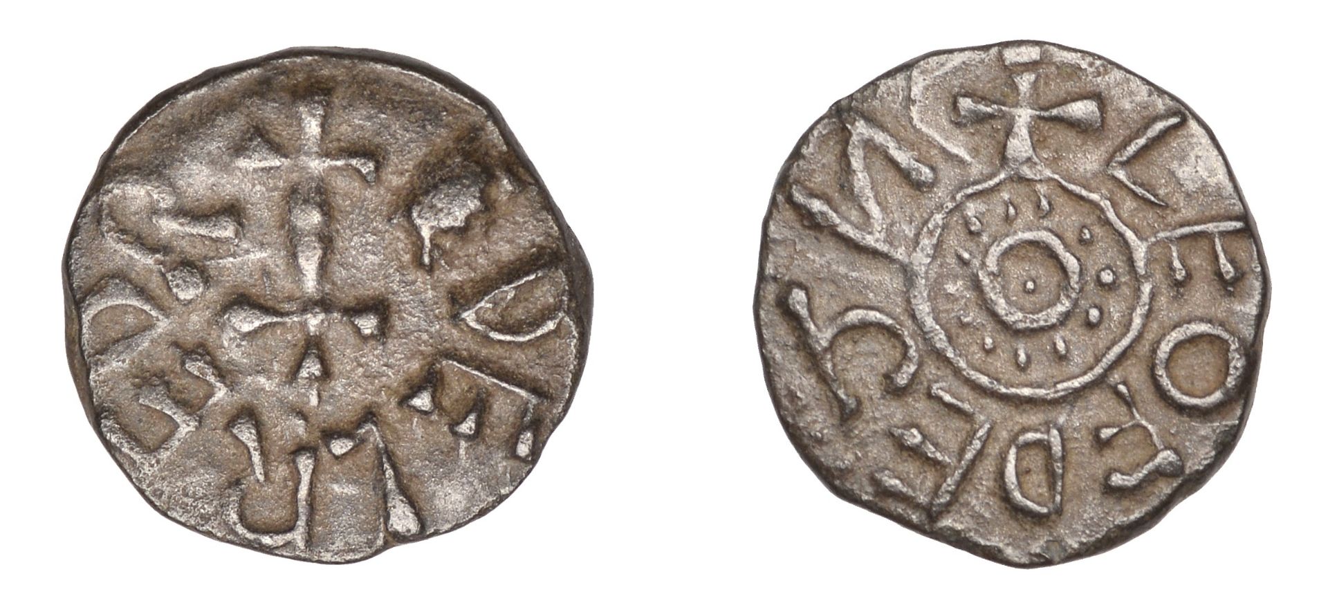 Kings of Northumbria, Ã†thelred II (First reign, 841-3/4), Styca, Ai, Leofthegn, edelred r ar...