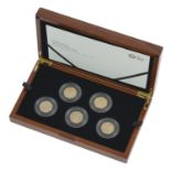 Elizabeth II (1952-2022), Gold Proof set, 2019, Celebrating 50 Years of the Fifty Pence, com...