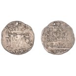 Mary (1542-1567), Second period (with Francis), Nonsunt Groat, 1559, dolphin facing left, 1....