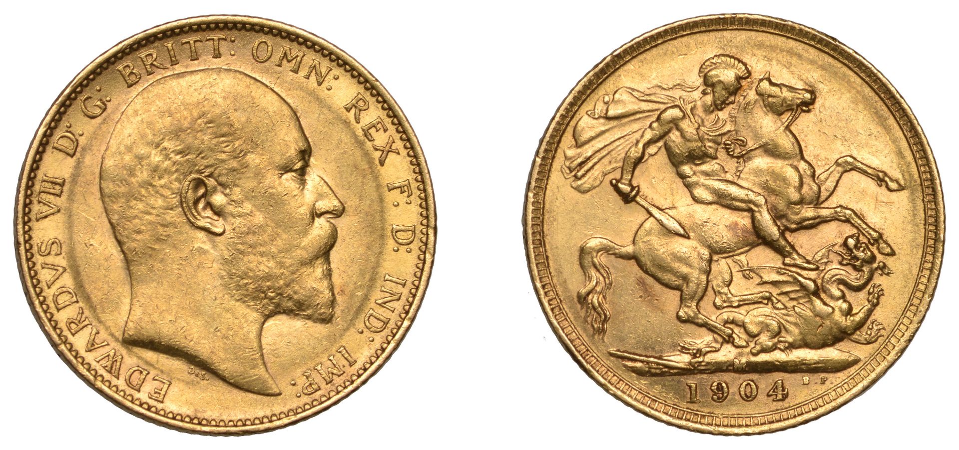 Australia, Edward VII, Sovereign, 1904m (M 188; S 3971). Good very fine Â£300-Â£400