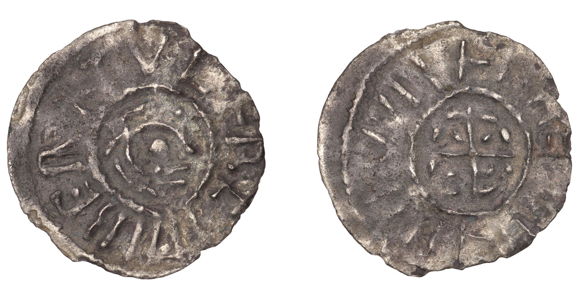 Kings of Mercia, Berhtwulf (840-52), Penny, an irregular issue struck from engraved dies, be...