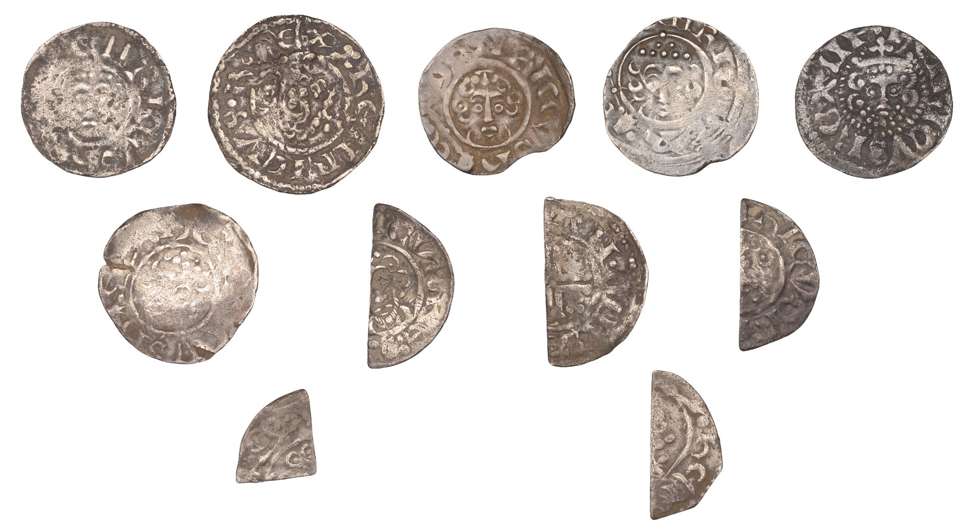 Henry III, Short Cross coinage, Penny, class VIIb, Canterbury, Ioan (S 1356B); together with...