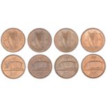 Free State (1921-1937), Halfpence (4), 1928, 1933, 1935, 1937 (S 6631) [4]. First and last p...