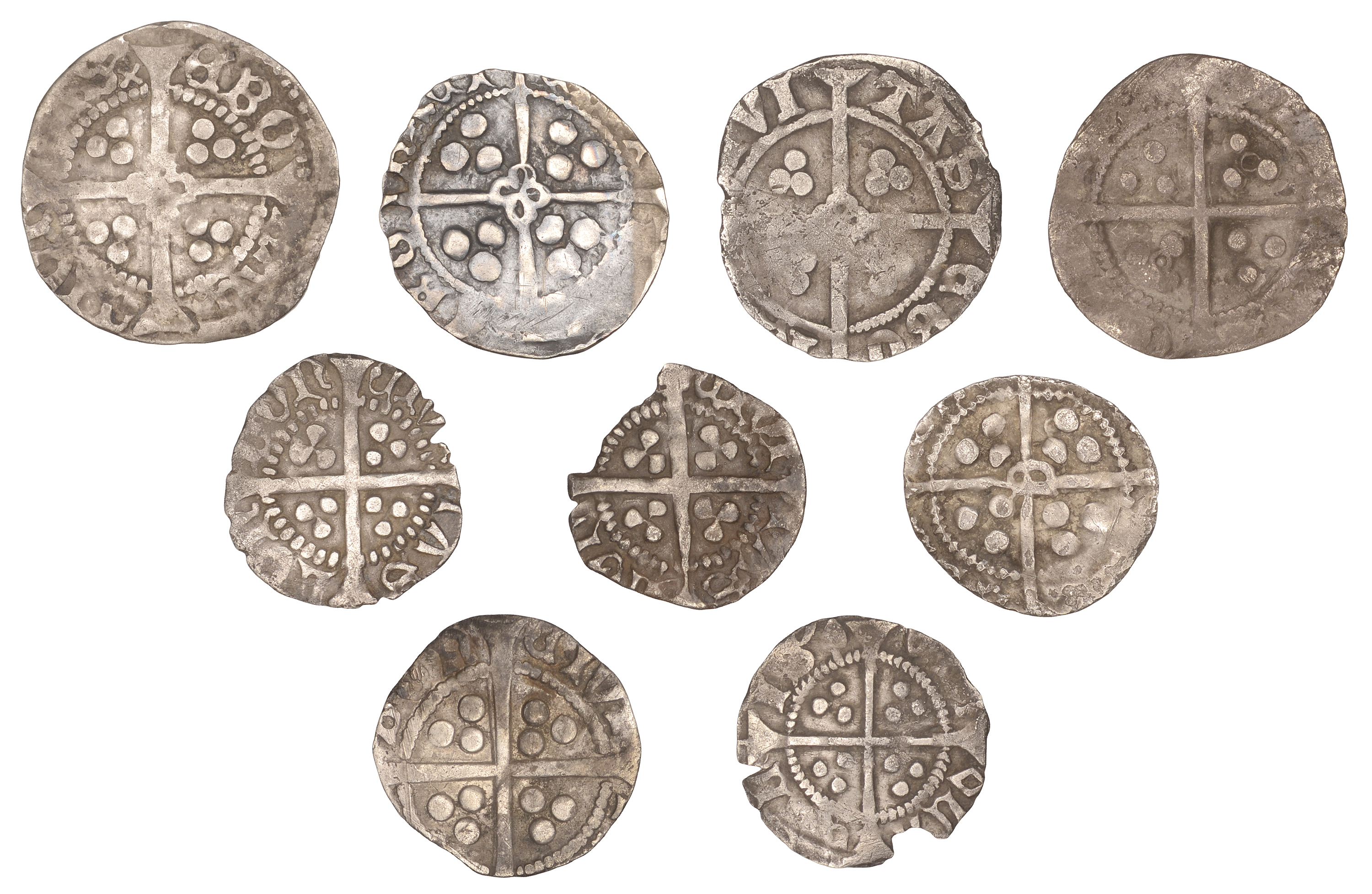 Edward III, Post-Treaty period, Penny, York, quatrefoil on rev., 0.89g/6h (S 1648); Henry V,... - Image 2 of 2