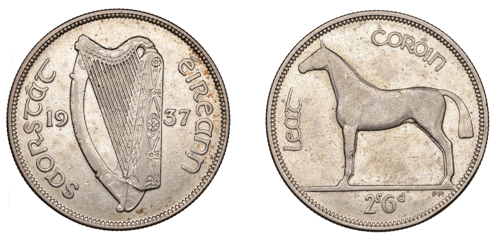 Free State (1921-1937), Halfcrown, 1937 (S 6625). Good very fine or better Â£200-Â£300