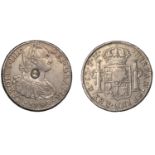 George III (1760-1820), Bank of England, Mexico, Charles IV, 8 Reales, 1795fm, Mexico City,...