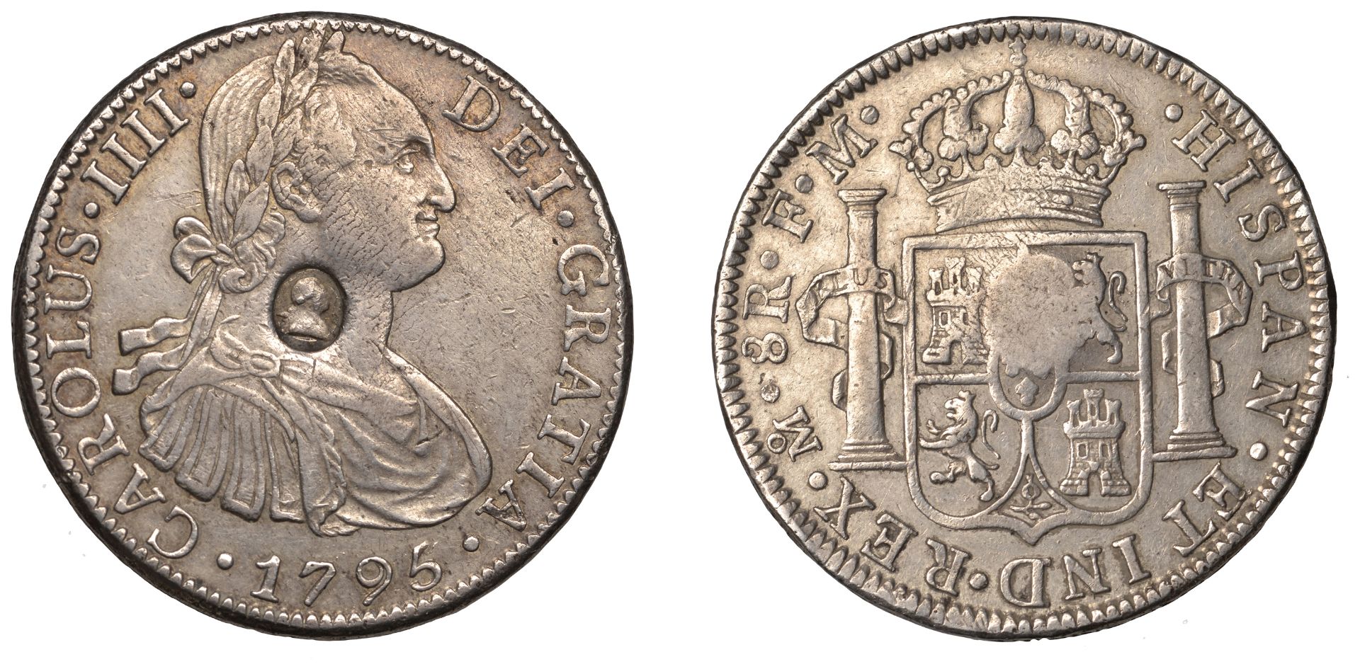 George III (1760-1820), Bank of England, Mexico, Charles IV, 8 Reales, 1795fm, Mexico City,...