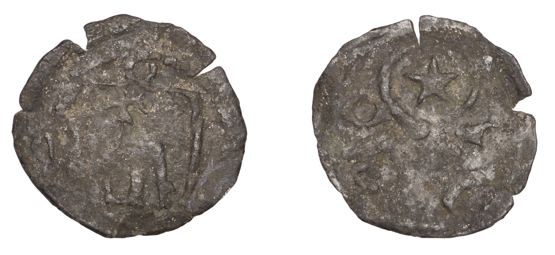 Romania, MOLDAVIA, Ilias I (1432-42), Half-Gros, type IV, 0.30g/12h (MBR 499). Fine, rare Â£...