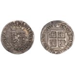 Mary (1542-1567), First period, Testoon, type IIIa, 1558, mm. crown on rev. only, low-arched...