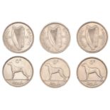 Free State (1921-1937), Sixpences (3), 1928, 1934, 1935 (S 6628) [3]. Second good very fine,...