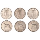 Eire (1937- ), Sixpences (3), 1939, 1940, 1942 (S 6636, 6641) [3]. Extremely fine or bett...