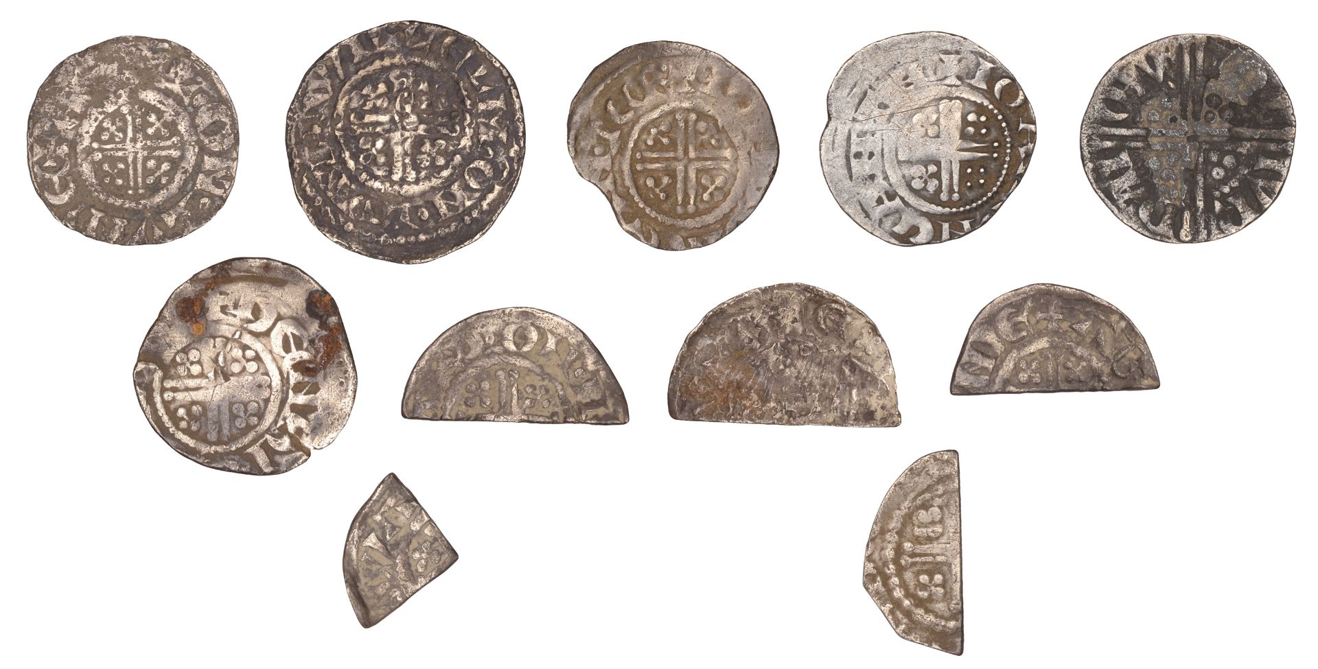 Henry III, Short Cross coinage, Penny, class VIIb, Canterbury, Ioan (S 1356B); together with... - Bild 2 aus 2