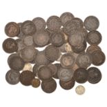 Canada, Victoria to George V, 10 Cents (2), 5 Cents (9), large Cents (51), small Cent (1) [6...