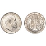 Edward VII (1901-1910), Halfcrown, 1904 (ESC 3570; S 3980). About mint state, very rare thus...