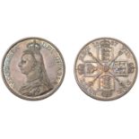 Victoria (1837-1901), Double-Florin, 1887, Roman I in date (ESC 2695; S 3922). A few surface...