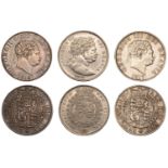 George III (1760-1820), New coinage, Halfcrowns (3), 1816, 1817 small head, 1819 (ESC 2086,...