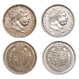 George III (1760-1820), New coinage, Shillings (2), 1818, 1820 (ESC 2150, 2157; S 3790) [2]....