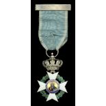 Greece, Kingdom, Order of the Redeemer, Knight's breast badge, 54mm including crown suspensi...