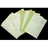 German Second World War Letters. 7 interesting letters, 1 with facsimile Heinrich Himmler s...
