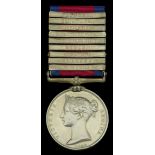 Military General Service 1793-1814, 9 clasps, Vimiera, Corunna, Talavera, Busaco, Fuentes D'...