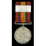 Queen's South Africa 1899-1902, no clasp (Mother Agnes.) officially impressed naming, toned,...