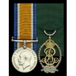 Pair: Paymaster Lieutenant-Commander E. Taffs, Royal Naval Reserve British War Medal 1914...