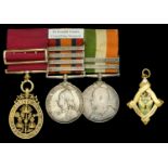 An important Boer War C.B. group of three awarded to Doctor Kendal Franks, Consulting Surgeo...