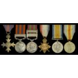 A Great War O.B.E. group of six awarded to Lieutenant-Colonel J. C. Sherer, Indian Army, lat...