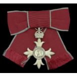 A post-War M.B.E. awarded to Mrs. Kate S. D. Baker, J.P. The Most Excellent Order of the...