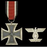 Germany, Third Reich, Iron Cross 1939, Second Class breast badge, silver with iron centre, r...
