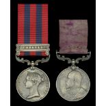 Pair: Colour Sergeant J. Hutton, 93rd (Argyll and Sutherland Highlanders) Foot, who served i...