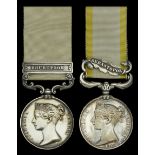 Pair: Colonel James Watson, 14th Foot Army of India 1799-1826, 1 clasp, Bhurtpoor (Lieut....