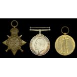 Three: Sergeant G. Austin, M.M., 17th Lancers 1914 Star (1325 Pte. G. Austin. 17/Lrs.); B...