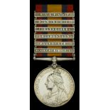 Queen's South Africa 1899-1902, 6 clasps, Relief of Mafeking, Paardeberg, Driefontein, Johan...