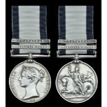 The important Naval General Service Medal awarded to Able Seaman Charles Stewart, who was pr...