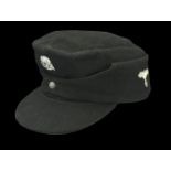 A German Second World War SS Panzer M.43 Cap. A single button M.43 Cap, no moth damage. Bev...