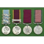 Four: Serjeant T. Williams, 44th Regiment Crimea 1854-56, 3 clasps, Alma, Inkermann, Seba...