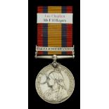 Queen's South Africa 1899-1902, 1 clasp, Cape Colony (Mr. F. H. Rogers. Lay Chaplain.) offic...